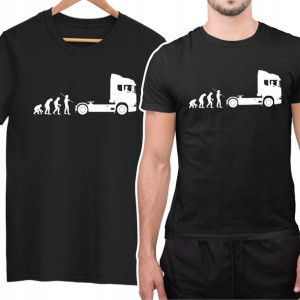 Koszulka Tshirt Prezent Ewolucja Kierowcy Tira Tir