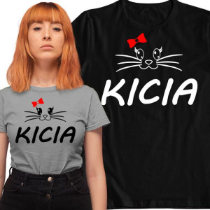 Koszulka Tshirt Prezent Na Walentynki Kotek Kicia
