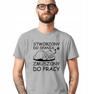 Koszulka Tshirt Śmieszny Prezent Dla Leniucha