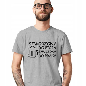 Koszulka Tshirt Śmieszny Prezent Dla Leniucha Piwo