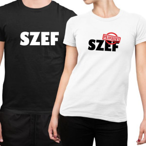 Koszulka Tshirt Walentynki Prawdziwy Szef Dla Niej