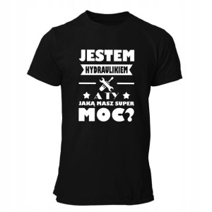 Koszulka Tshirt Z Nadrukiem Dla Hydraulika Prezent