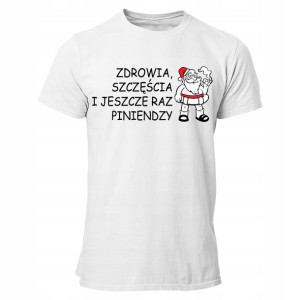 Koszulka Tshirt Zabawne Życzenia Prezent Na Święta