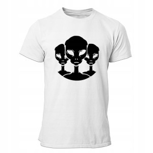 Koszulka Tshirt Zabawny Prezent Kosmici Alien Ufo