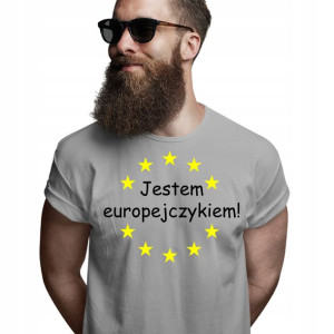Koszulka Unia Europejska Jestem Europejczykiem