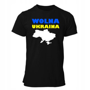 Koszulka Wolna Ukraina Stop Wojnie Solidarność Xxl