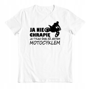 Koszulka Zabawna Motor Cross Motocross Na Prezent