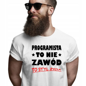Koszulka Zabawny Prezent Programista To Nie Zawód