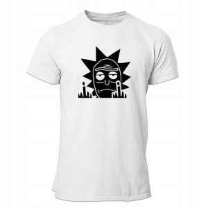Koszulka Zabawny Prezent Rick And Morty Fuck You