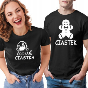 Koszulka Zabawny Prezent Walentynki Kocham Ciastka
