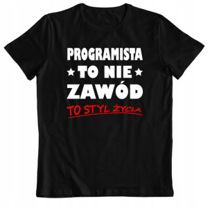 Koszulka Zabawny Upominek Programista Informatyk