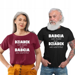 Koszulka Zestaw Prezent Na Dzień Babci I Dziadka