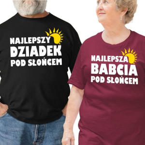 Koszulki Najlepszy Dziadek Babcia Pod Słońcem