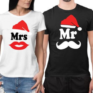 Koszulki Tshirt Prezent Na Święta Para Pan I Pani