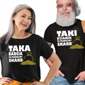 Koszulki Zestaw Na Dzień Dziadka Babcia To Skarb