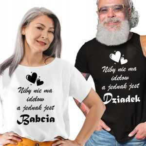 Koszulki Zestaw Na Dzień Dziadka I Babci Idealni