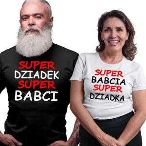 Koszulki Zestaw Prezent Dla Kochających Dziadków