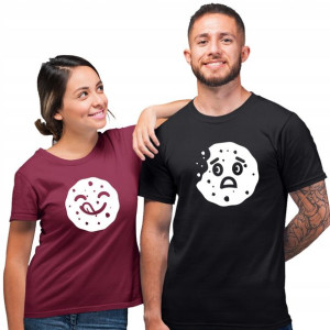 Prezent Walentynki Koszulka Tshirt Zestaw Ciastka