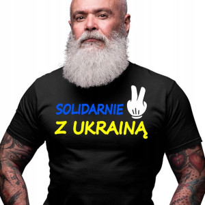 Solidarność Z Ukrainą Koszulka Flaga Solidarni