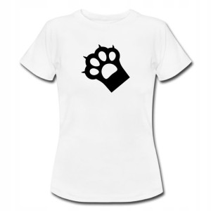 T-shirt Damski Kot Koty Kotek Kocia Łapa Xs-xxl