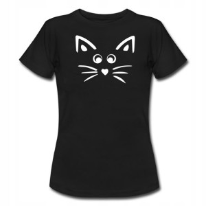 T-shirt Damski Kot Koty Kotek Prezent Dzień Kobiet