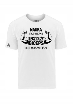 T-shirt Męski Biceps Ważniejszy Siłownia S-xxl