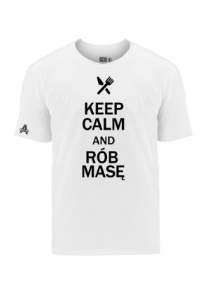 T-shirt Męski Rób Masę Siła Gym Siłownia S-xxl