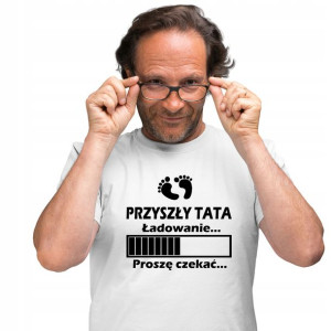Tshirt Będę Tatą Prezent Dzień Ojca Dla Taty Tata