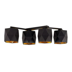 Siro lampa sufitowa 4 punktowa czarno złota 1043 - TK Lighting