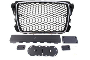 Grill Audi A3 8p Rs-style Chrome-black (09-12) Pdc