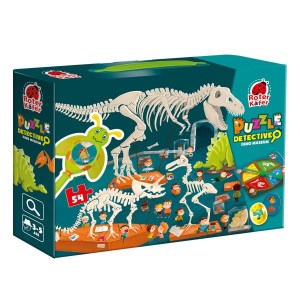 Puzzle detektyw Dino muzeum RK1080-05