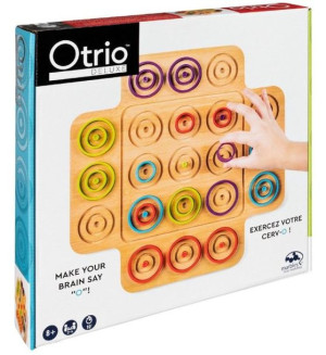 Gra Otrio wersja drewniana 6045064 Spin Master