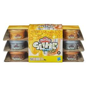 Pld Play Doh Slime Hydroglitz 12 Pack Metaliczne