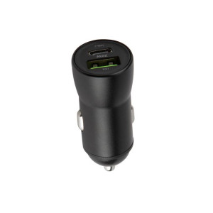 Maxlife ładowarka samochodowa PD3.0+QC3.0 MXCC-04 1xUSB-C 1xUSB 20W czarna