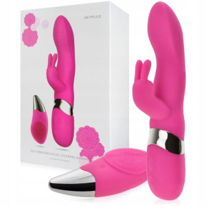 Wibrator Królik + Masażer Łechtaczki - Sex Zestaw