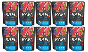 Karma Dla Psa Rafi Dog Jagnięcina Borówka 10x 300g