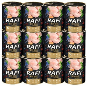 Karma Dla PSA RAFI DOG PRZEPIÓRKA Borówka 12x 800g