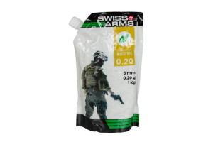 Kulki biodegradowalne 0,20g SWISS ARMS - 1 kg  Swiss Arms