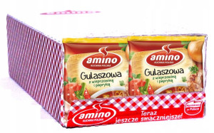 Zupa Błyskawiczna Amino Gulaszowa 22 X 59g