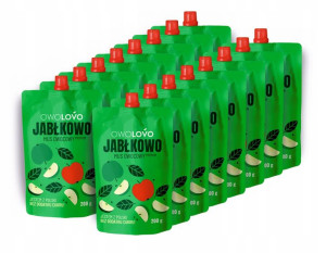 MUSY Owolovo OWOCOWY JABŁKO 100% 16 sztuk x 200g