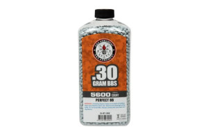 Butelka kulek precyzyjnych 0,30g (5600 kulek w butelce) - szare
