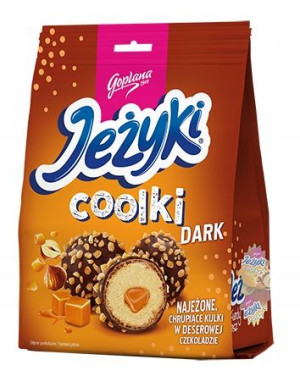 Pralinki JEŻYKI Coolki DARK Deserowe Karmel 140,4g