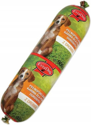 Evradog Karma Dla Psa Baton Drób 900g