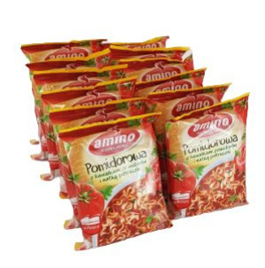 Pakiet 12szt Amino Zupa Pomidorowa Błyskawiczna 61g