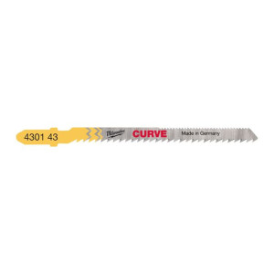 Brzeszczot Do Wyrzynarki Do Drewna Milwaukee 75 Mm Dwustronny Curve 5szt.