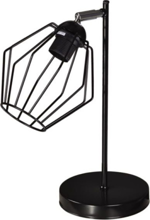 Lampa Stołowa Nocna Nowoczesna Czarna Kaja Benet K-3773