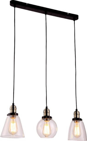 Lampa Wisząca Industrialna Czarna E27 Kaja Samanta Lamk8036A3