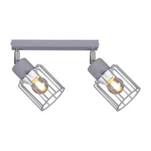 Lampa Sufitowa Listwa Szara Regulowana Kaja Troy  K-4581