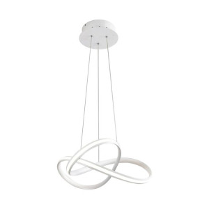 Lampa Wisząca Nowoczesna Biała Pętla Kaja Finley  Lamk8064