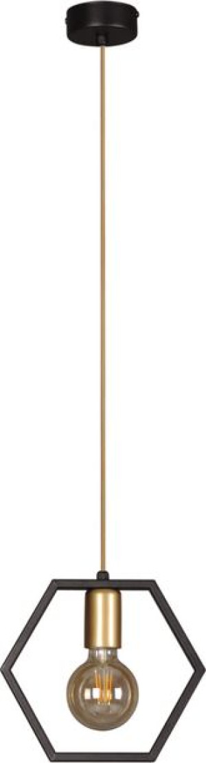 Lampa Wisząca Nowoczesna Czarno-Złota Kaja Honey  Lamk4720
